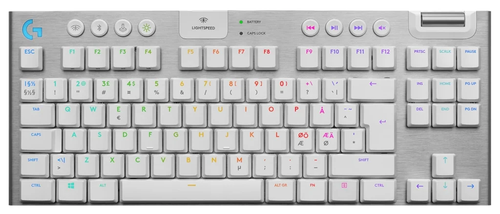 Logitech-G915-TKL-Tactile är ett riktigt snyggt och bra tangentbord för gaming.