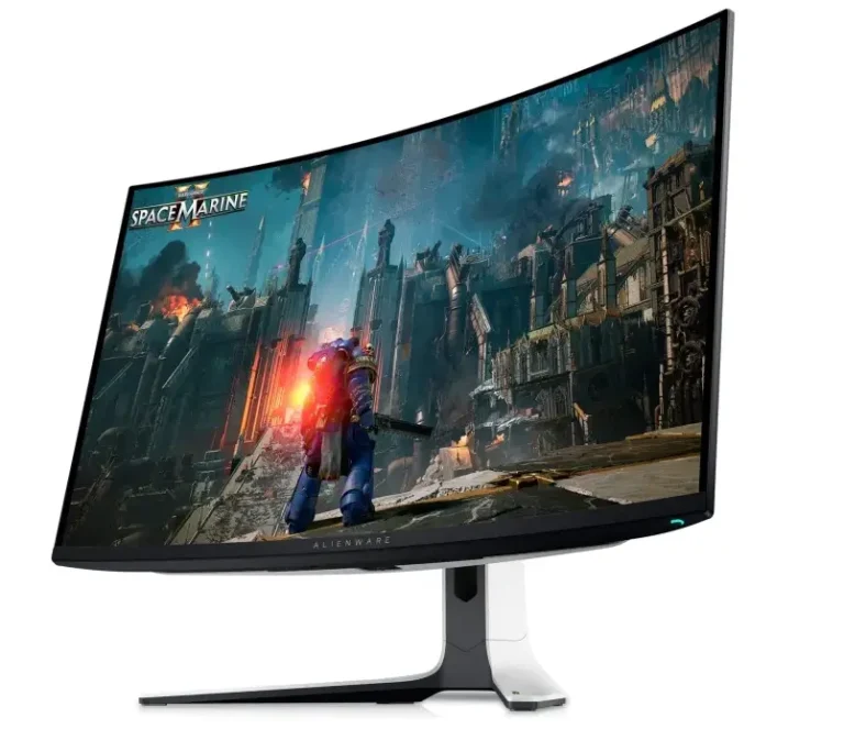Alienware AW3225QF är en curved gamingskärm som tar sig högt upp i vårt bäst i test.