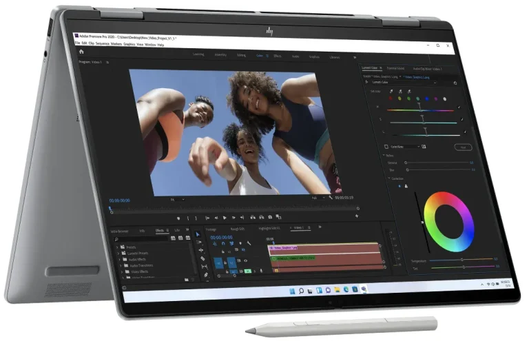 HP ENVY x360 14-fc0087no är bästa 2 i 1 laptop i vårt stora test. Med denna får man en flexibel dator som kan agera både surfplatta och bärbar dator.