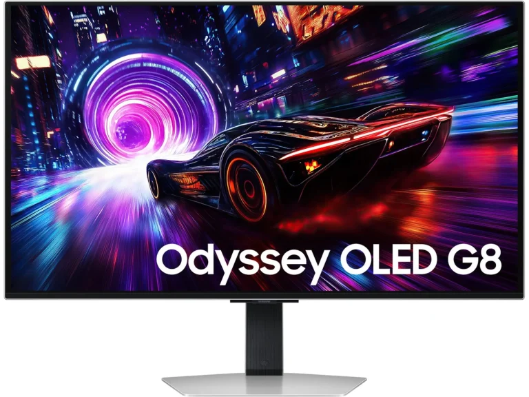 Samsung Odyssey OLED G8 är den bästa gamingskärmen just nu enligt oss. Med QD-OLED, 4K och superlåga 0.03 ms är den riktigt svårslagen.